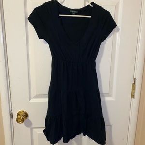 black ruffle tier dress from target